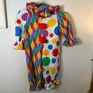 Vintage clown/jester costume
